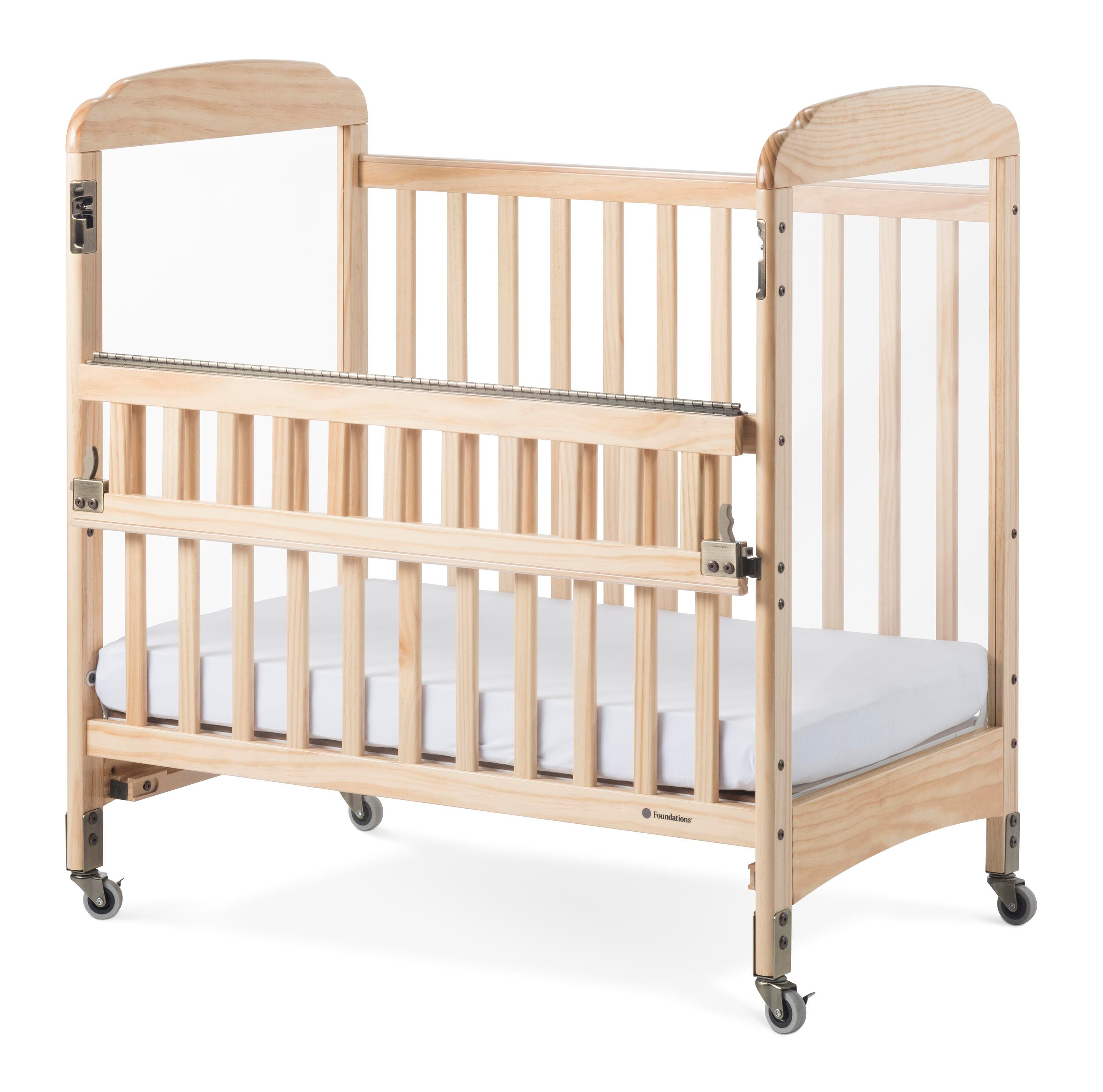 Foundations Serenity SafeReach Clearview Crib, 39-1/4 x 26-1
